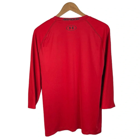 LS331 Men’s Under Armour Heat Gear Compression 3/4 Sleeve LS Shirt 3XL - Picture 4 of 6